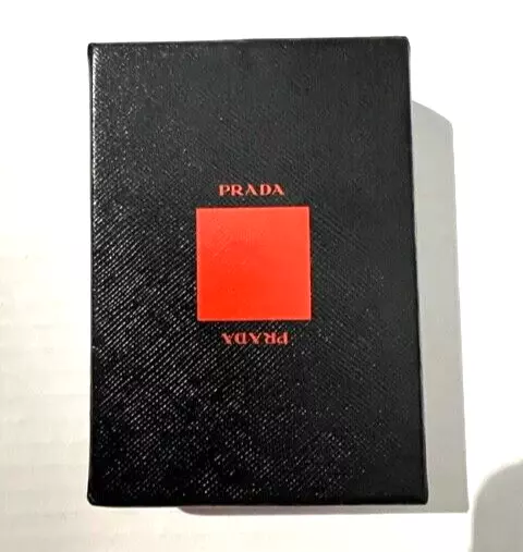 PRADA Playing Cards with Red Leather Case 2SC004 Internal Rare