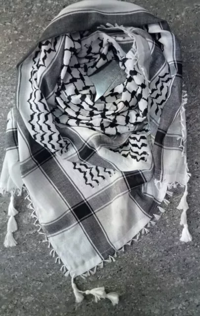 Scarf Shemagh Scarf Palestine Original Arafat Hatta Brand Cotton 45"