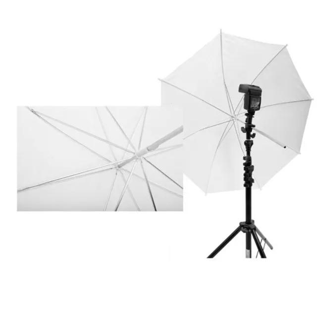 83CM Translucent White Photography Lighting Flash Photo Studio Soft Umbrella AU