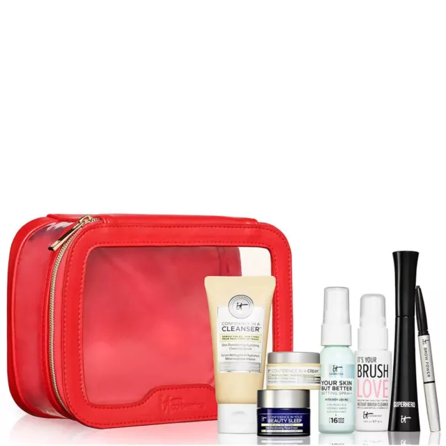 IT Cosmetics Best of it Set mit roter Schminktasche, Topseller von IT KOSMETIK