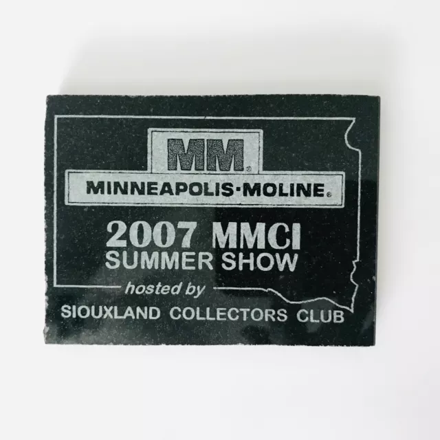 Minneapolis Moline Granite Paperweight 2007 MMCI Show Siouxland Collectors Club