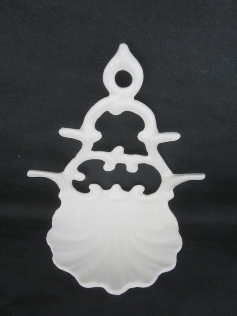 Porte-savon Et Porte-serviette Ancien En Fonte Pour Salle De Bain – Blanc émaillé