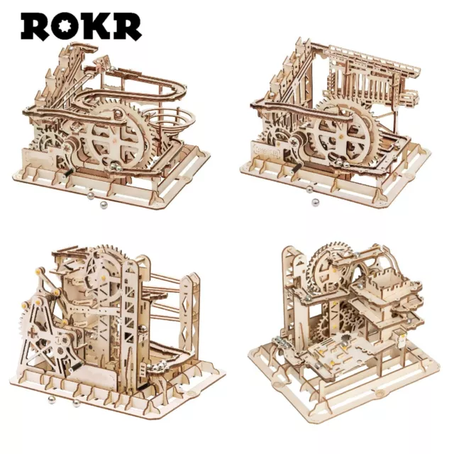 ROKR Mable Run 3D Puzzle Wooden Model Kits for Adult Mechanical Model Building