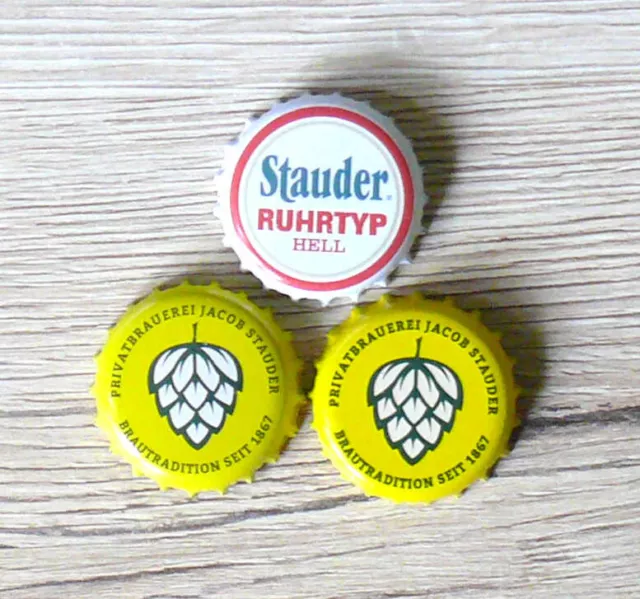 RUHRPOTTKRONKORKEN / NRW Essener StauderBrauerei RUHRTYP & Bierchen