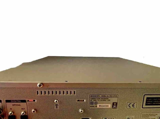 Sony Rcd W100 SONY RCD-W100 CD Recorder Cd player $283.14 - PicClick CA