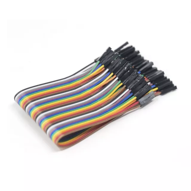 40 Dupont Jump Wire Jumper Breadboard Cable Lead F-F Female Arduino
