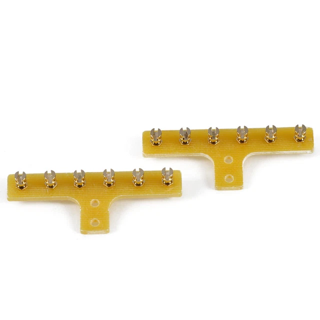 2pcs Terminal Strip Turret Tag Board 6-Lug pins Point to Point Tube Amp DIY