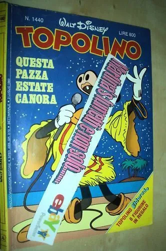 Topolino n.1440 NO figurine Eldorado ed. Mondadori Disney