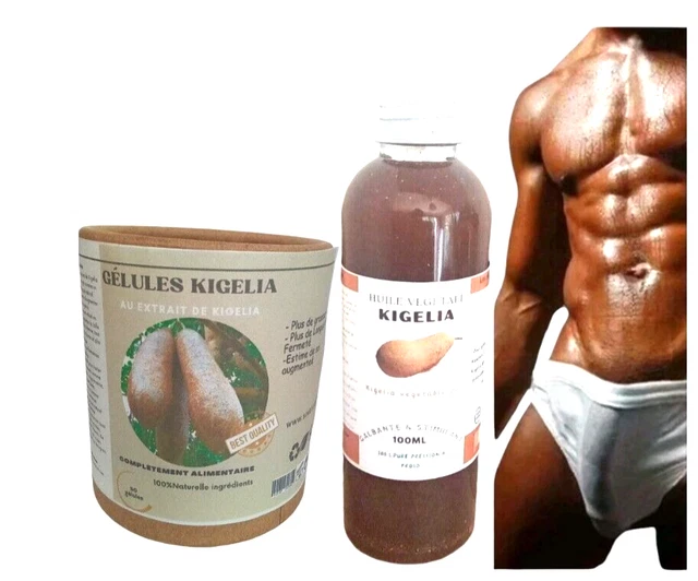Huile De Kigelia Africana Bangala Bazooka - Tonifiant Pénis 100ml - À Base De Plantes - Neuf
