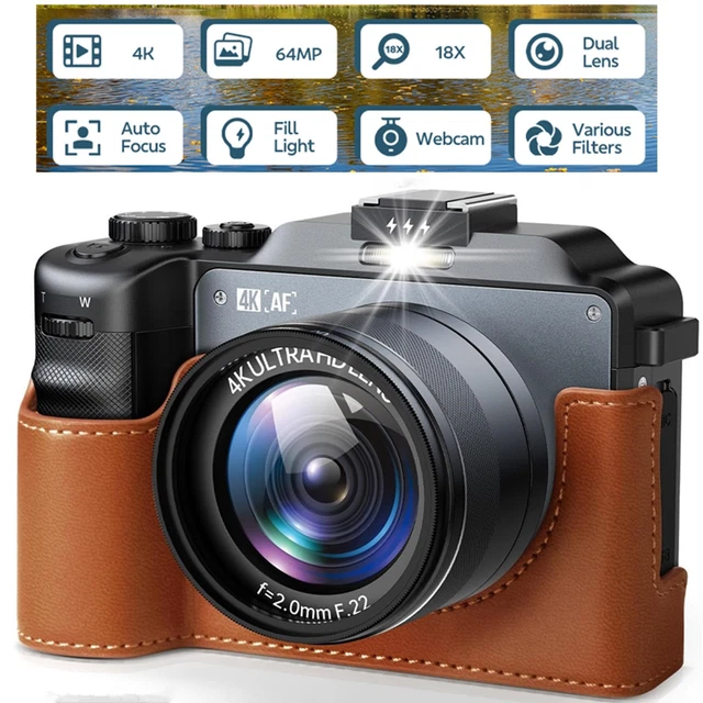 Best Cheap 4k Digital Camera For Photography Auto Focus Vlogging