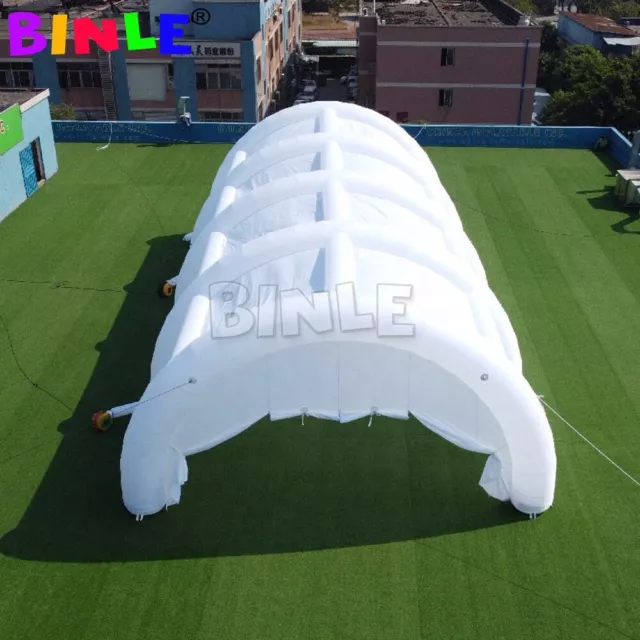 Grande Inflable Túnel Tienda Exterior Deportes Arco Túnel Tienda Para Boda Fiesta