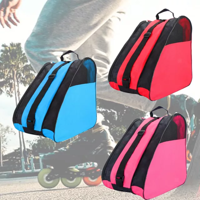 Portable Skate Bag For Ice Roller Skating Inline Speed Skates Carrier Bag