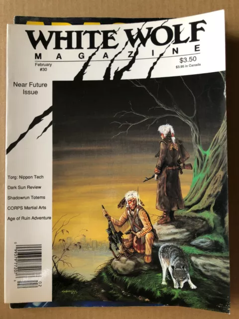 White Wolf Magazine Feb #30 1992 Near Future Issue Roleplaying Game
