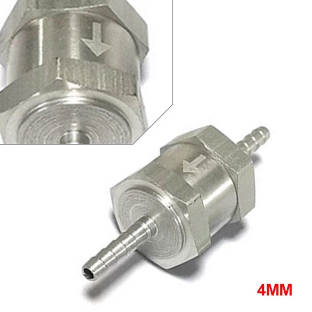 Valvola di Ritegno in Plastica, 12 mm Valvola di Non Ritorno Acqua, Valvola di Ritegno Usa e Getta per Acqua, Carburante, Gas, Aria Liquida