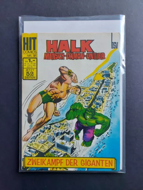 BSV WILLIAMS / HIT COMICS Nr. 91 - HALK (HULK) MIT PRINZ NAMOR - Z2