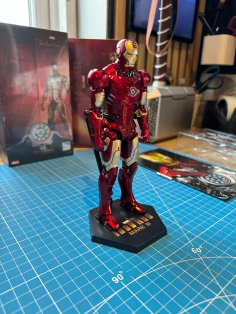 ZD Marvel Avengers IRON MAN Mark III MK3 Action Figure 7" Toy - Brand New SEALED