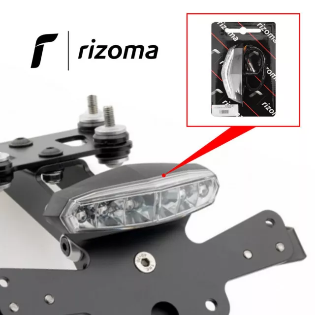 Rizoma Fanale Faro Posteriore Con Luce Targa Led [Universale]