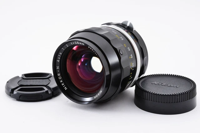 [Near MINT +] Nikon Nikkor-N Auto 28mm f/2 non Ai Lens Wide Angle From JAPAN 009