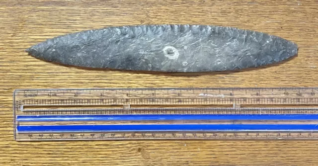 HUGE 10 3/8 Inch Caddo Blade Native American