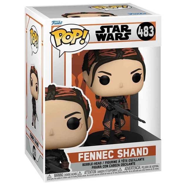 Funko POP Star Wars Fennec Shand The Book of Boba Fett Bobble Head Figure 483