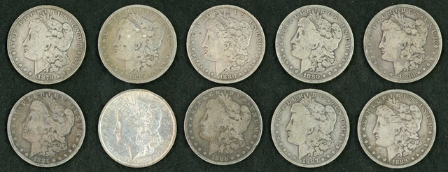 Morgan Dollars Lot of 20 Low Grade
