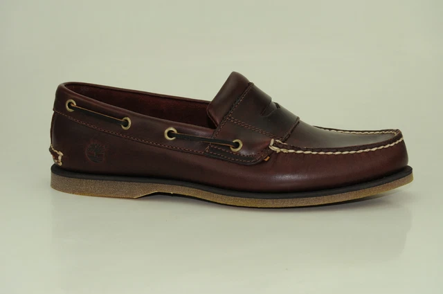 Chaussures Bateau Sperry Top-Sider Denim Deck Penny Mocassins Cuir Pointure 8.5 Femme - Occasion Excellente