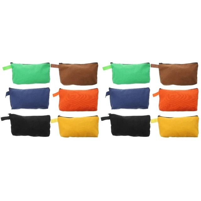 12 pcs Tool Bags Tool Pouches Tool Organizer Bags Tool Zipper Pouches
