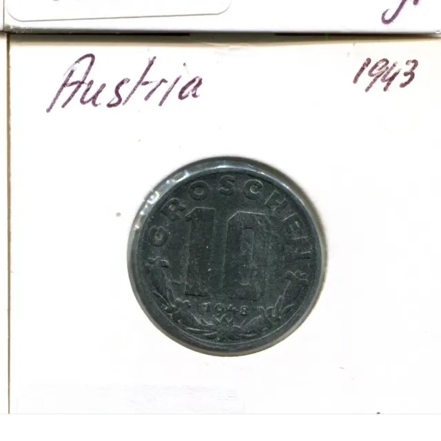 10 GROSCHEN 1948 AUSTRIA Coin #AT531.G