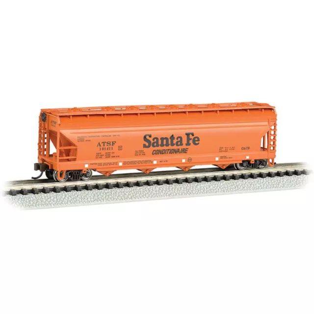 Bachmann USA ACF 56' 4-Bay Center-Flow Hopper - Santa Fe #101414 N Gauge 17564