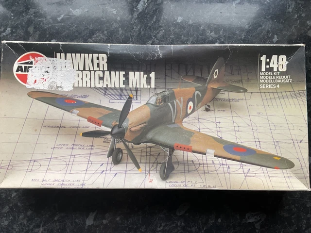 AIRFIX 9 04102 Hawker Hurricane Mk.1 1:48 Scale plastic Model Kit £15. ...