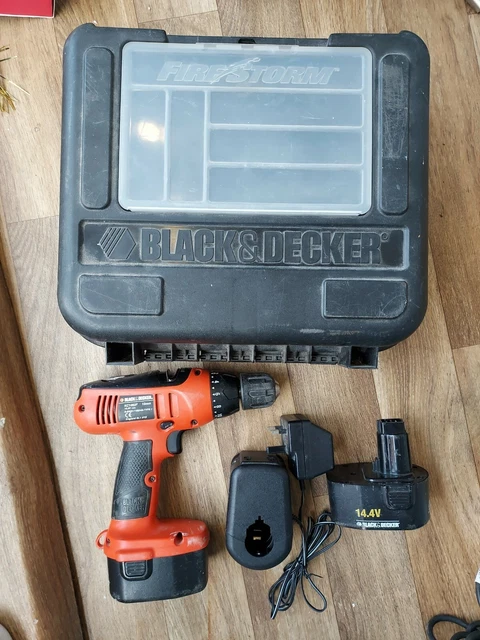 Black & decker firestorm 14.4 v drill deals