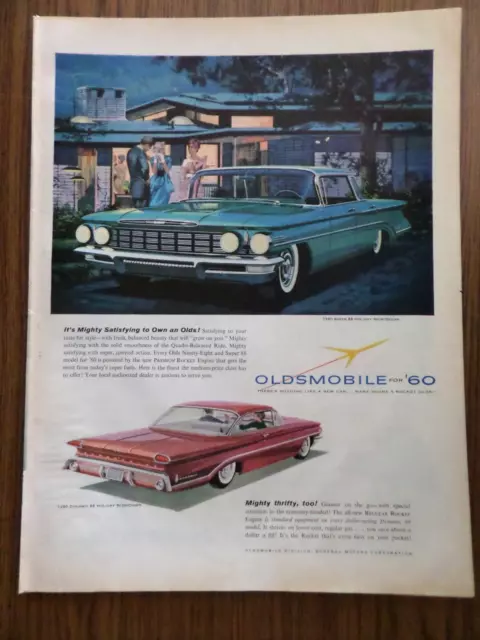 1960 Oldsmobile Super 88 Holiday Sport Sedan & Dynamic 88 SeniCoupe Ad