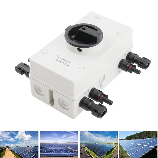 Interruptor de separación solar de alta calidad interruptor de control impermeable 32 A 4 polos