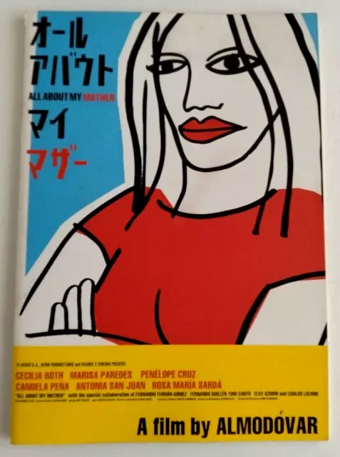 All About My Mother 1999 Film Program Japanese Pedro Almodóvar Penelope