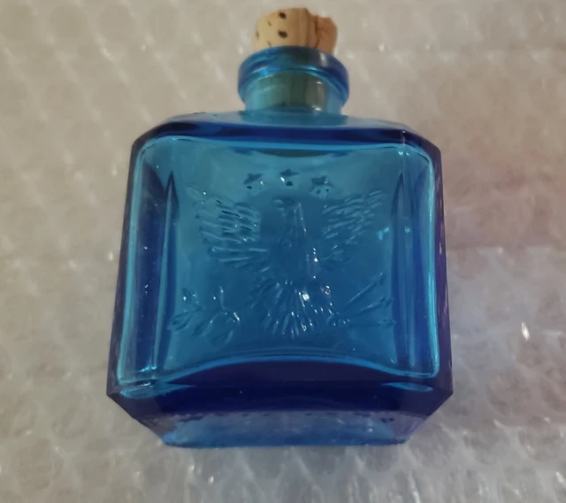 Wheaton Glass Sapphire Blue Daniel Websters Recorder Ink Waterman,Salem, Mass. Wheaton Glass Sapphire Blue Daniel Websters Recorder Ink Waterman,Salem, Mass.
