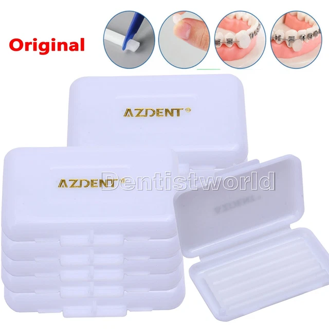 50Packs Dental Orthodontics Waxes Scent White-Original For Braces Gum Irritation