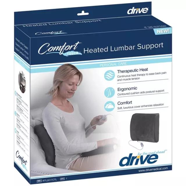Soporte lumbar térmico Drive Medical Comfort Touch™
