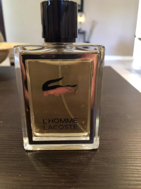 Lacoste L'homme Men's Eau De Toilette - 3.4oz Missing 2-3 Sprays, No Box