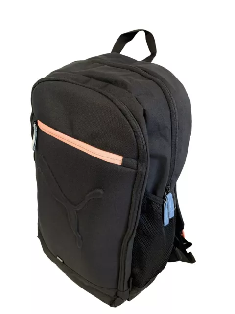 Puma Buzz Backpack Rucksack Tasche Schwarz Pink Sport Freizeit Schule Reise NEU