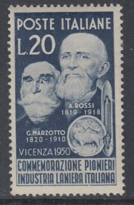 Italia Repubblica - Pionieri dell'industria Laniera n.628 - MNH**