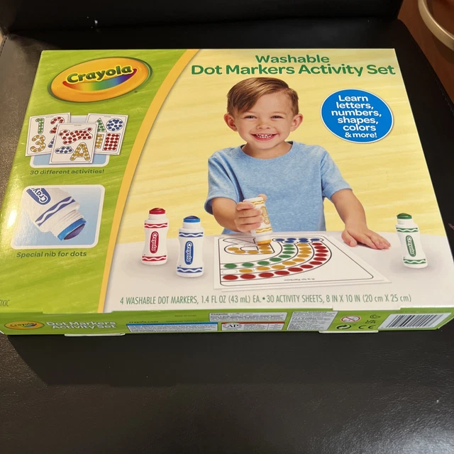 Crayola BIN811494 Washable Dot Markers Activity Set