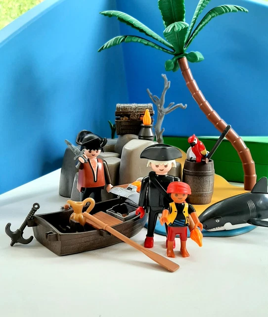 Playmobil 5138 – Île Déserte Et Naufragé – Set De Construction Avec Personnage Et Accessoires, Dès 4 Ans