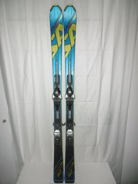 Salomon " Powerline Daytona " Top Ski Slalom Carver 162 Cm + Bindung
