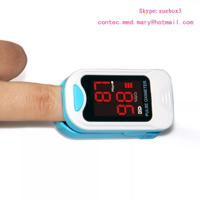 USA Fingertip pulse oximeter Blood Oxygen Meter SPO2 LED Pulse Heart Rate CMS50M