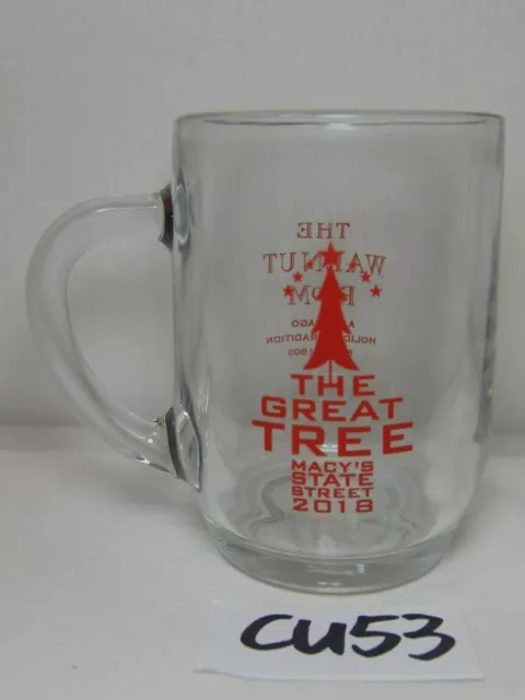 The Walnut Room Marshall Fields Chicago Coffee Mug Glass Cup Great Tree