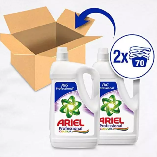 Ariel lessive liquide:  2 X 70 Lavages (2 X 4,55=9.10L). 39,00€ les 2 bidons