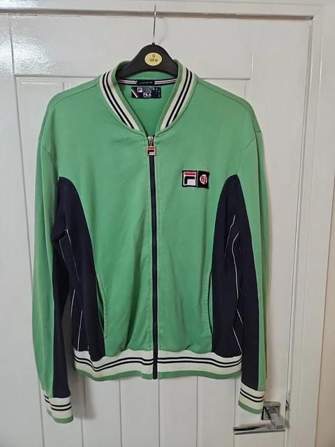 Green fila bj jacket sale