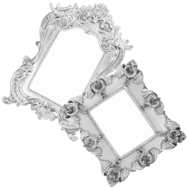 2 Pcs Small Photo Frame Mini Picture Frame Picture Vintage Frames
