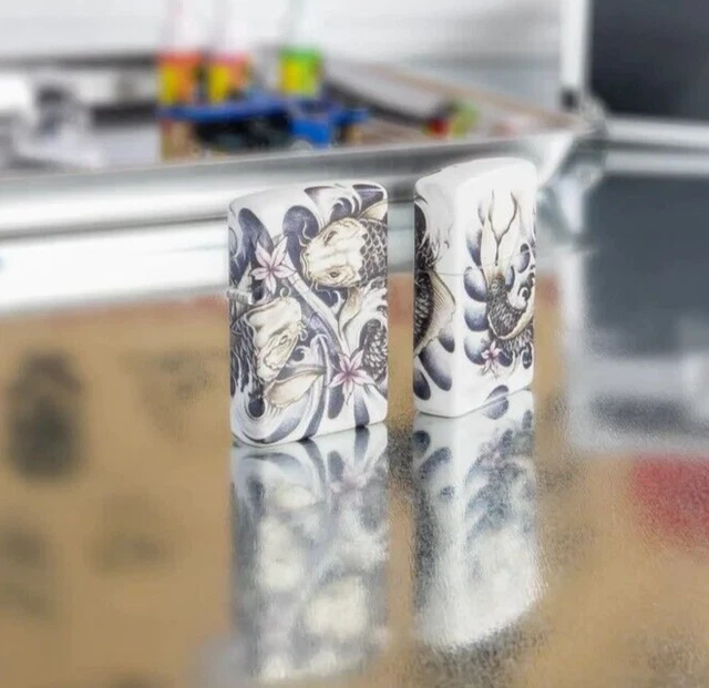 Briquet Zippo 540 design Koi Fish
