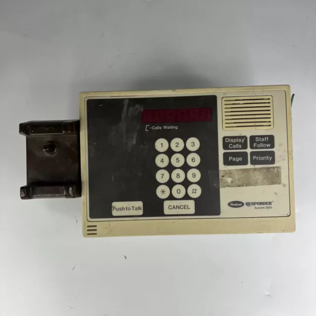 Rauland-Borg NCS3010 Responder  3000 Nurse Console Can't Test PARTS ONLY
